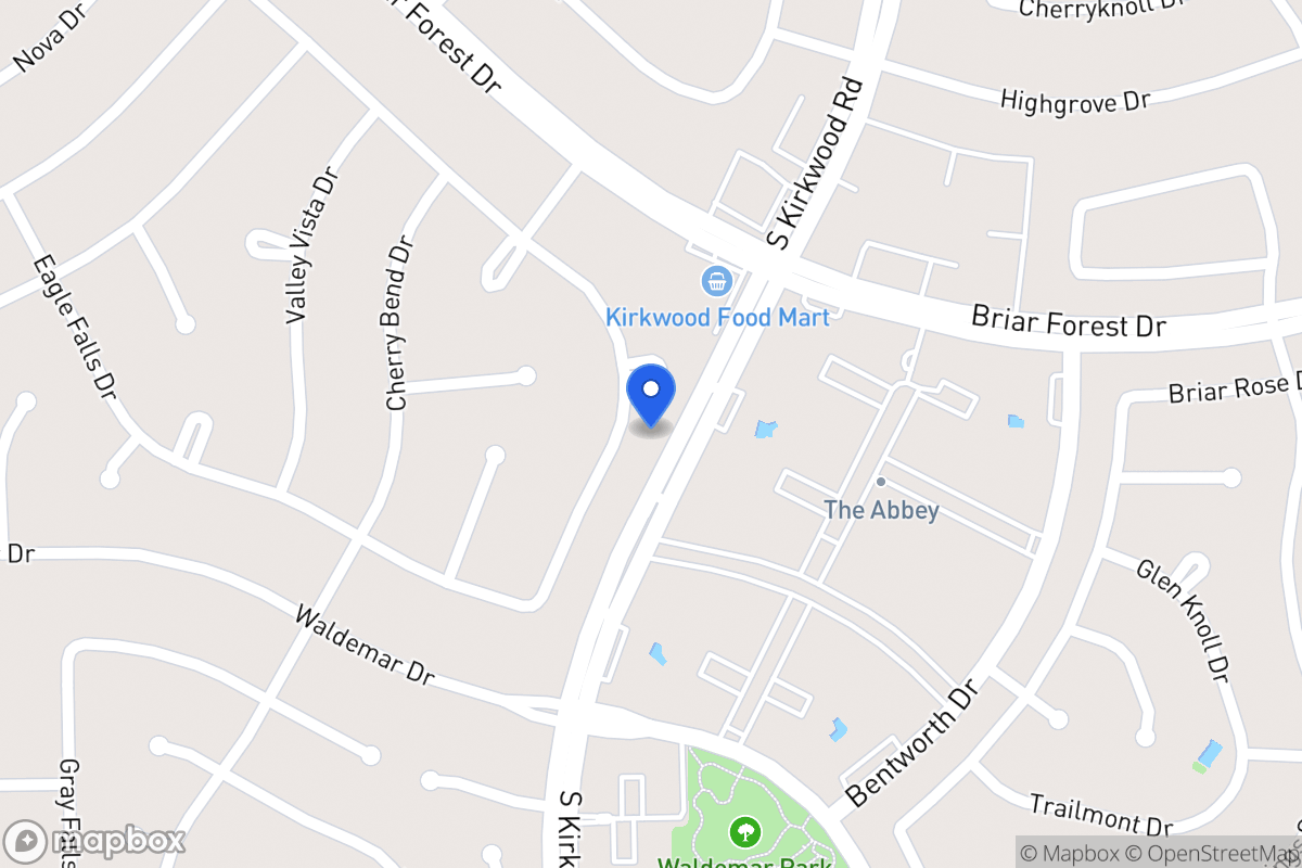 Map of 11824 Westmere Dr, Houston