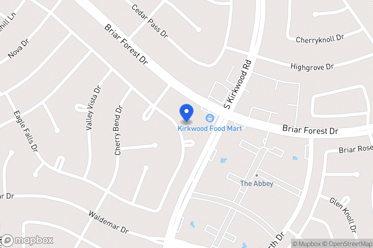 Map of 11830 Westmere Dr, Houston
