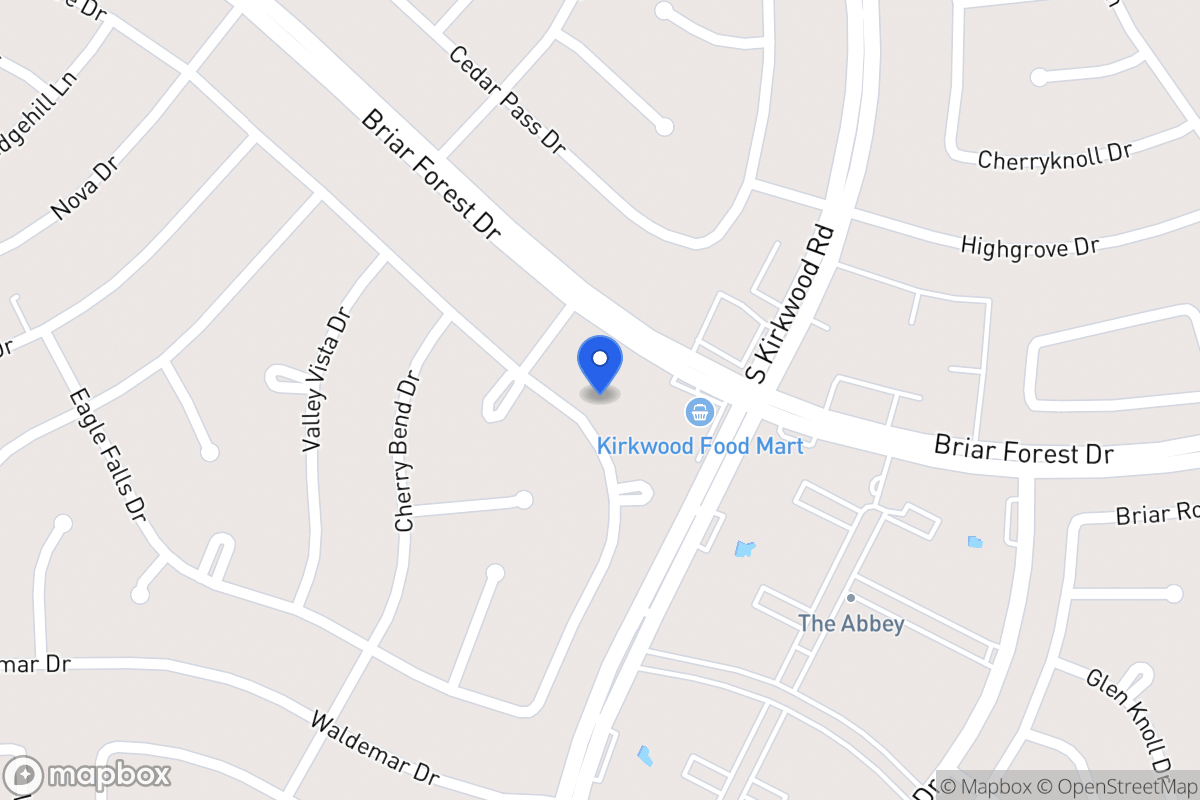 Map of 11834 Westmere Dr, Houston