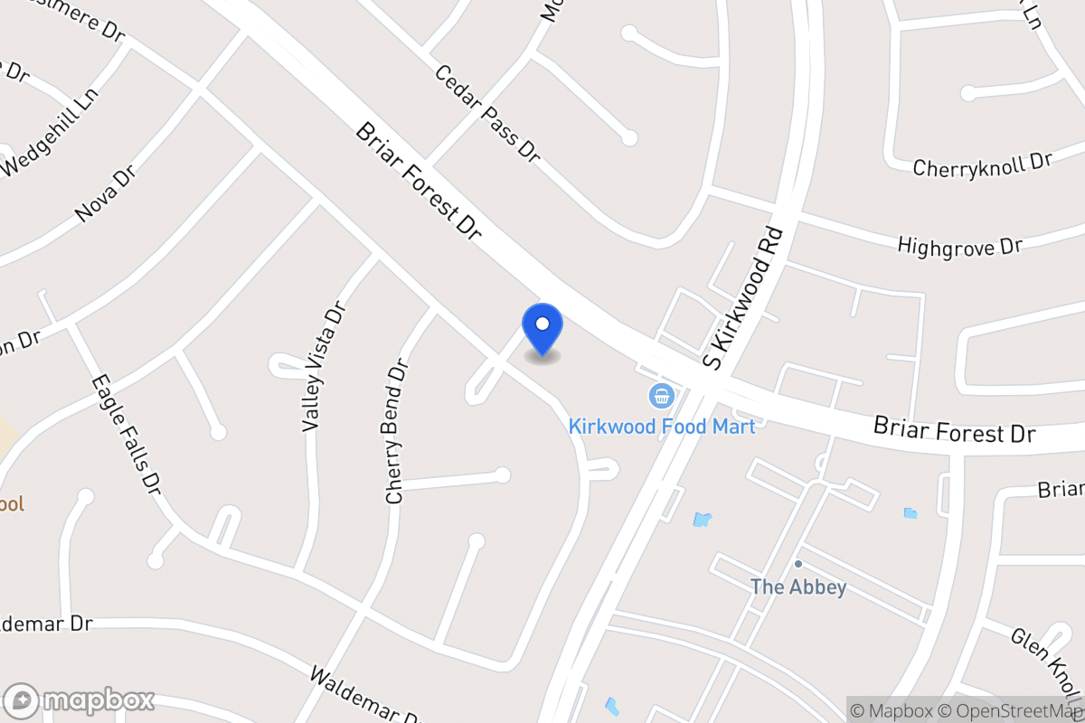 Map of 11838 Westmere Dr, Houston