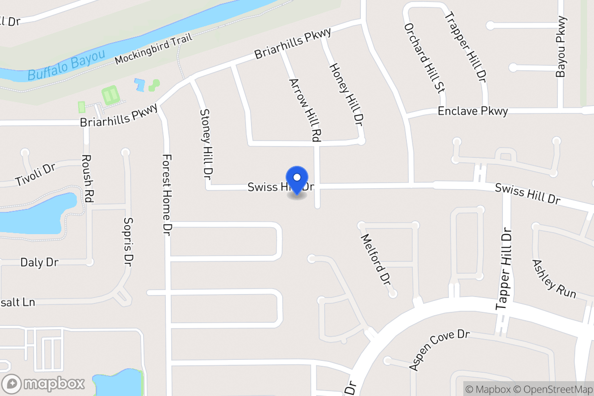 Map of 14107 Swiss Hill Dr, Houston