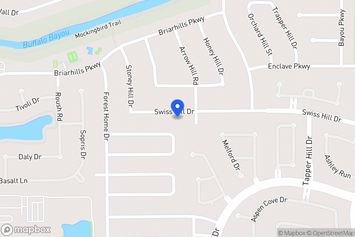 Map of 14111 Swiss Hill Dr, Houston