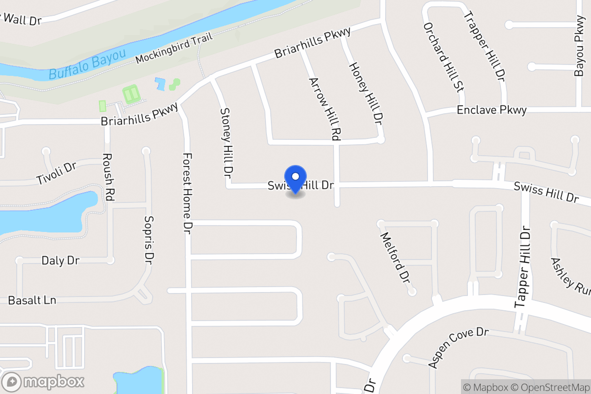 Map of 14115 Swiss Hill Dr, Houston