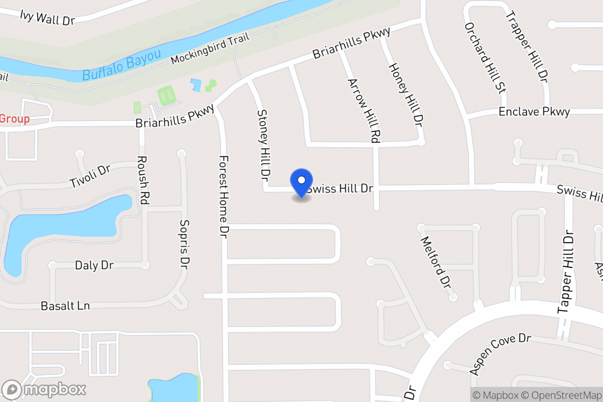 Map of 14203 Swiss Hill Dr, Houston