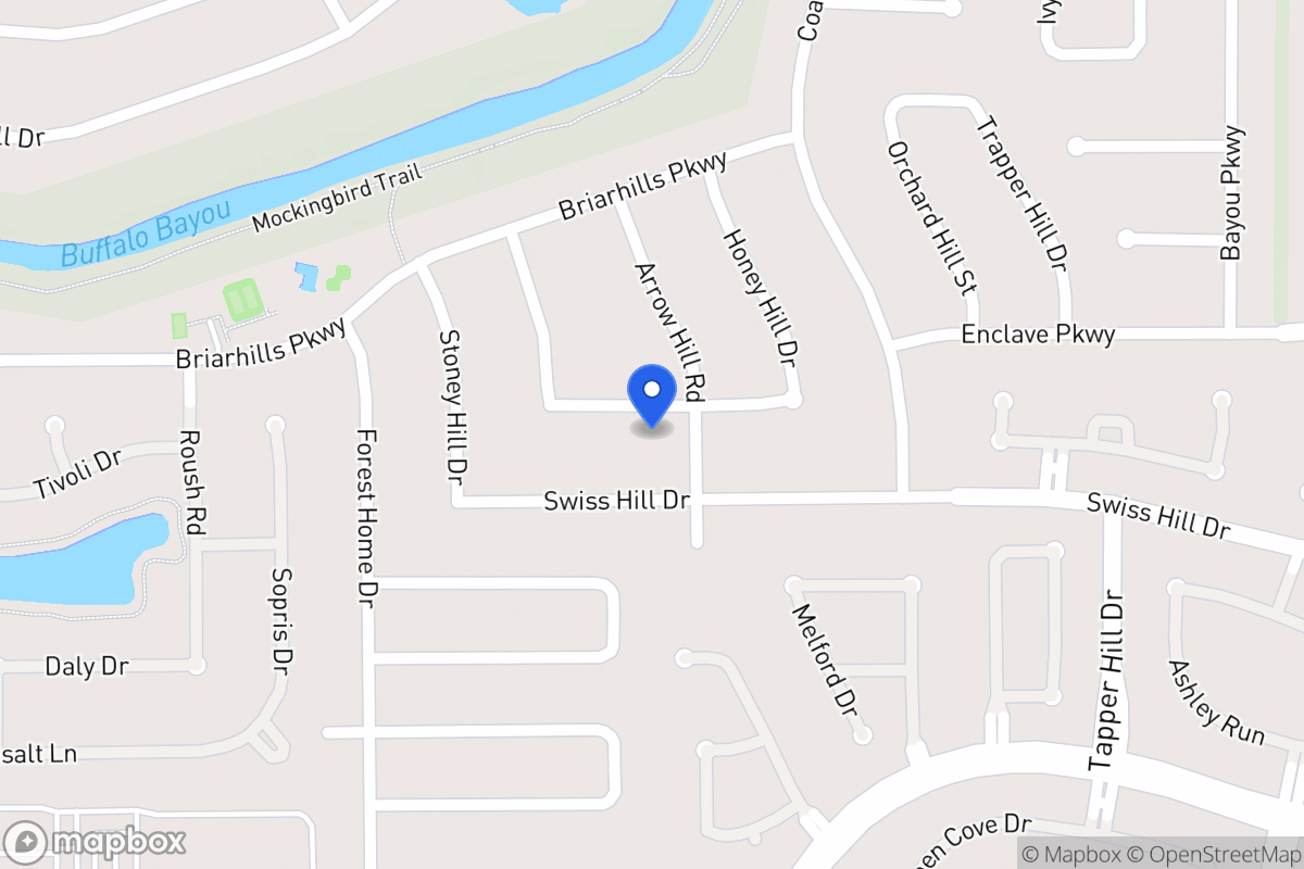 Map of 14107 Cherry Mound Rd, Houston