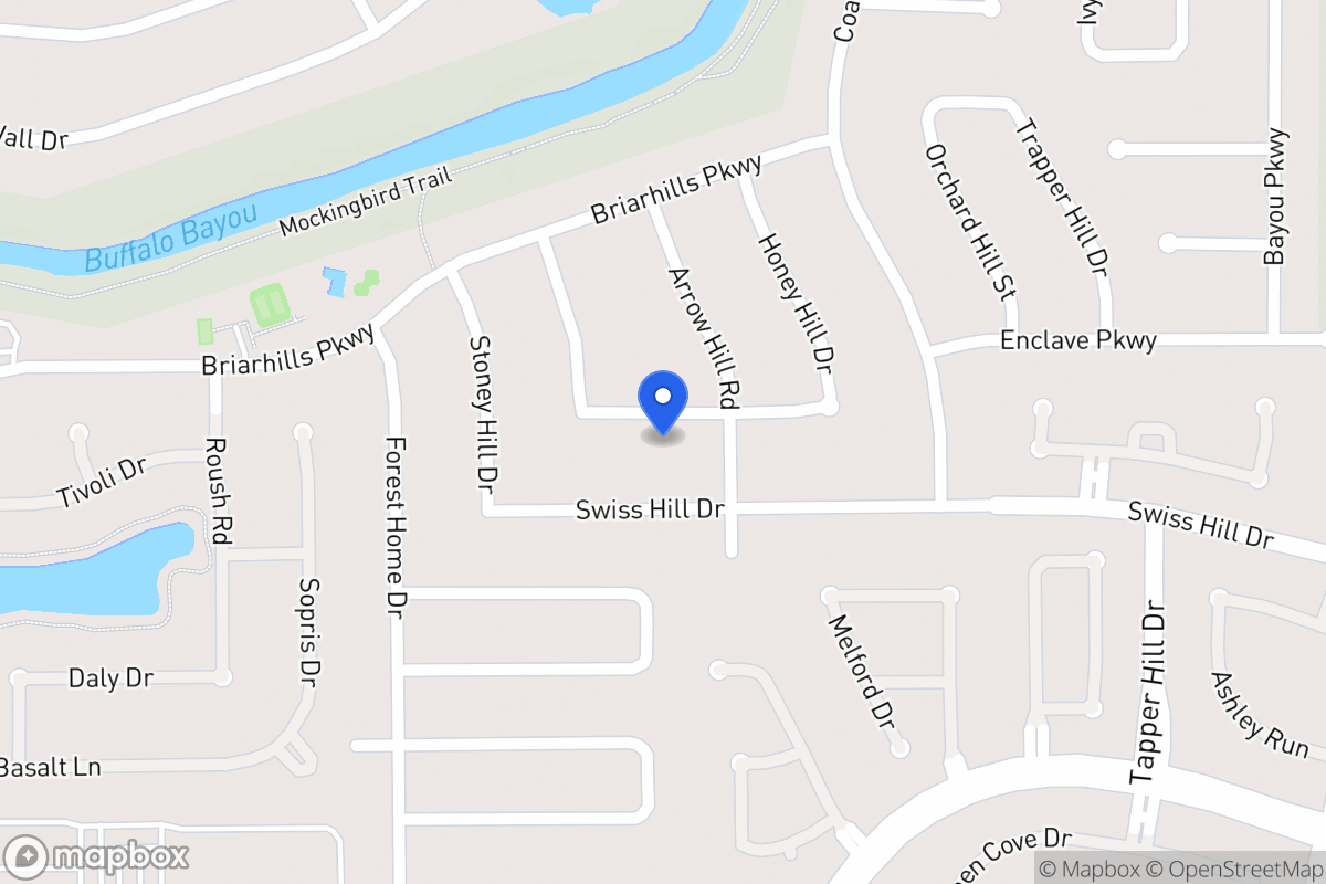 Map of 14111 Cherry Mound Rd, Houston