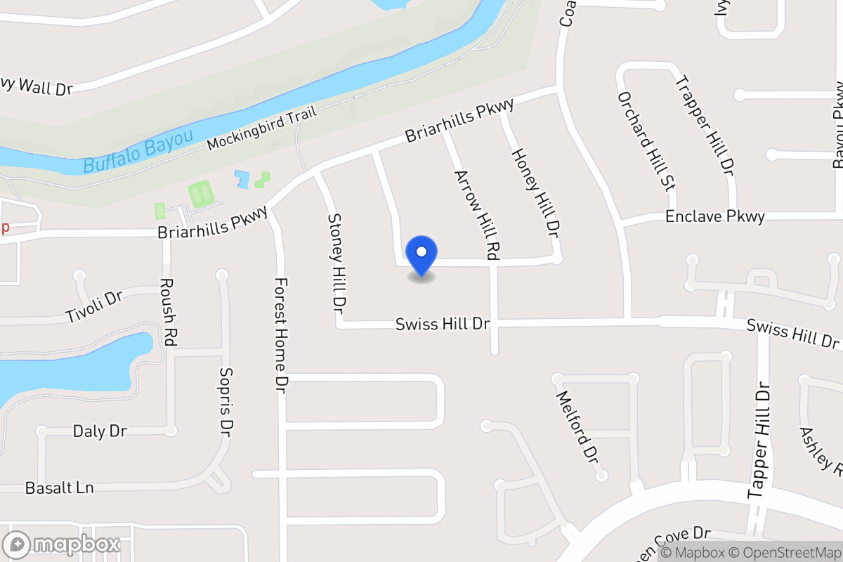 Map of 14119 Cherry Mound Rd, Houston