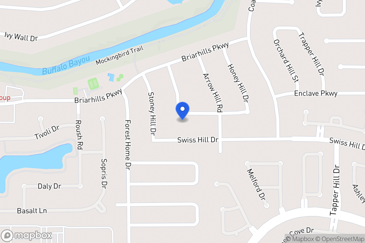 Map of 14121 Cherry Mound Rd, Houston