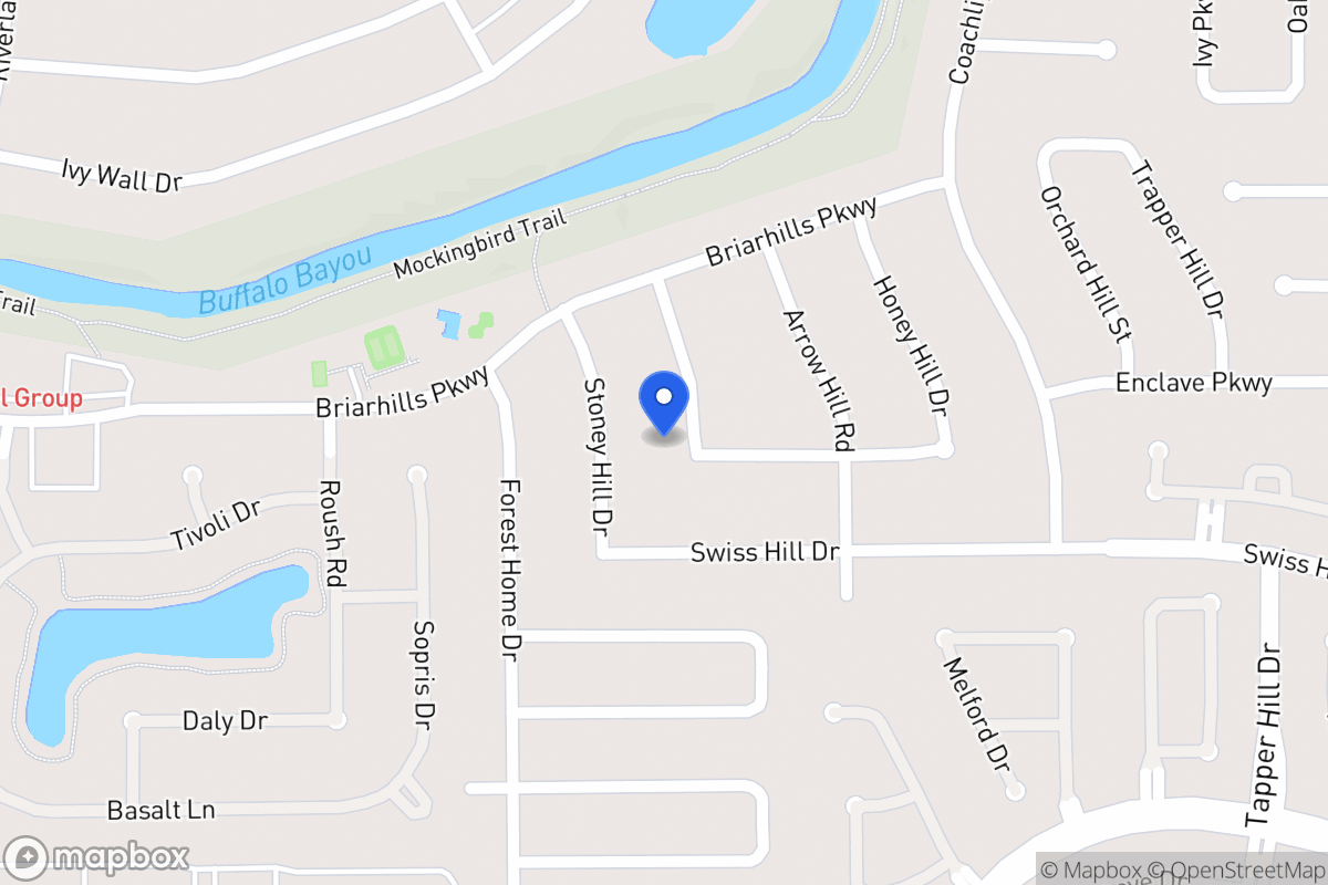 Map of 1026 Glacier Hill Dr, Houston