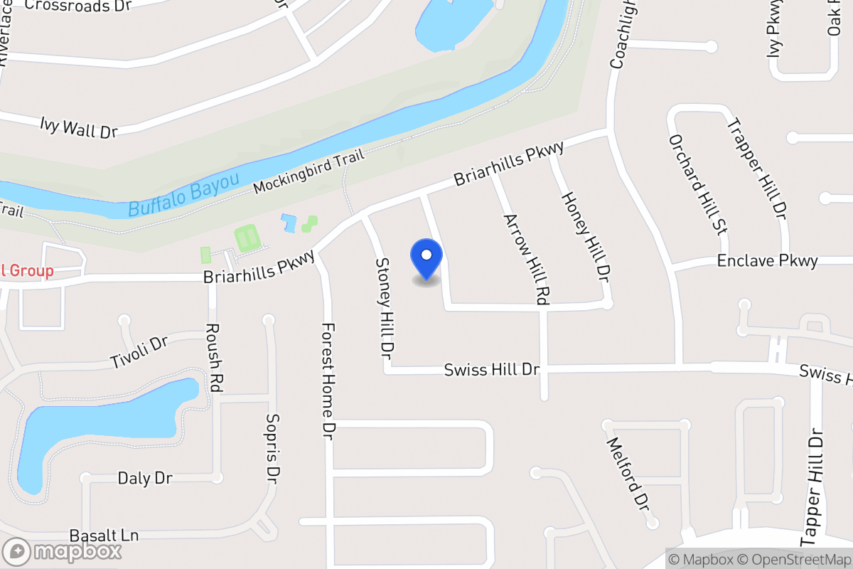 Map of 1022 Glacier Hill Dr, Houston