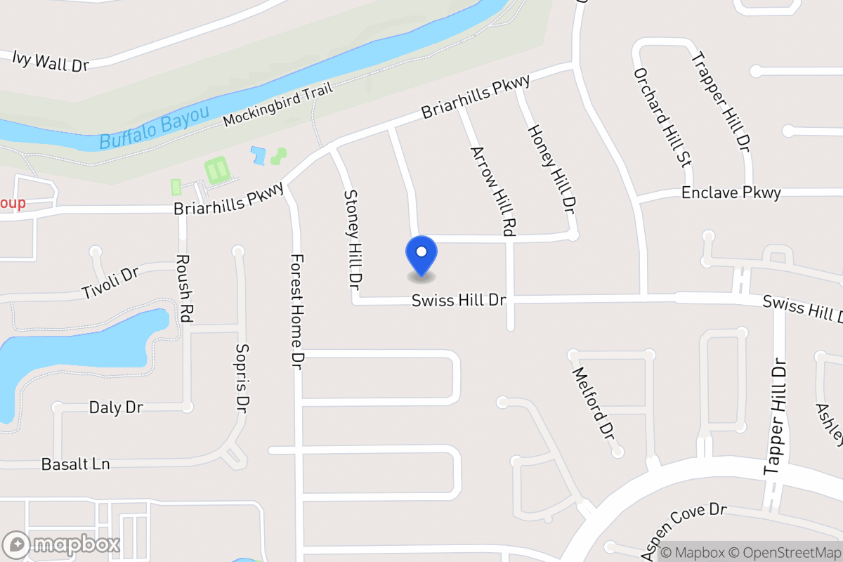 Map of 14122 Swiss Hill Dr, Houston