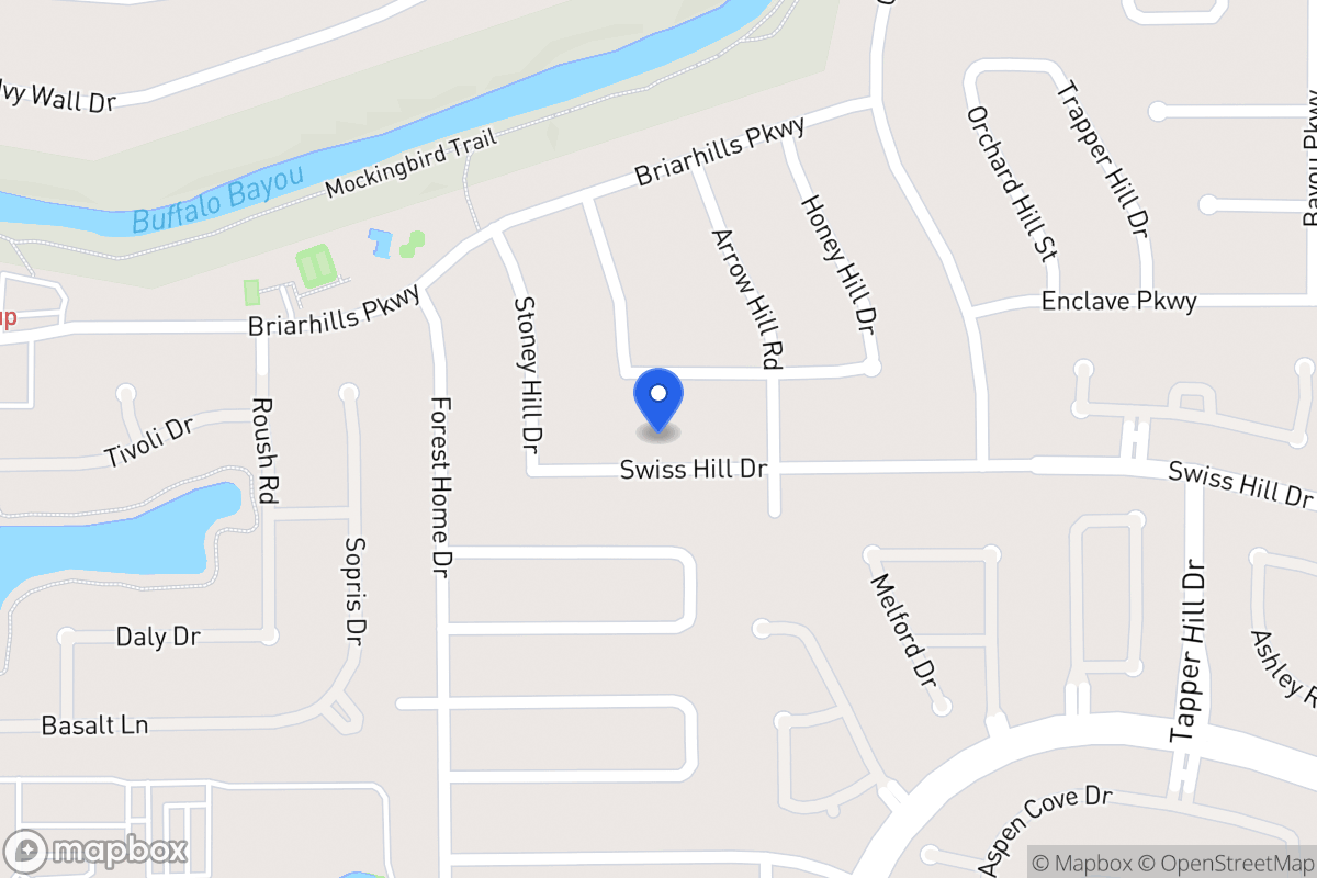 Map of 14118 Swiss Hill Dr, Houston