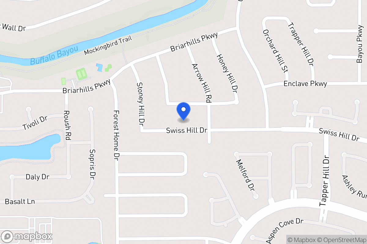 Map of 14114 Swiss Hill Dr, Houston