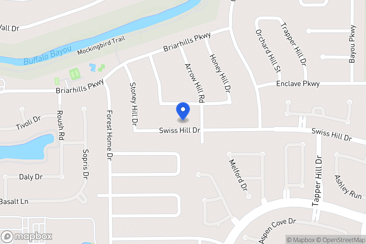 Map of 14110 Swiss Hill Dr, Houston
