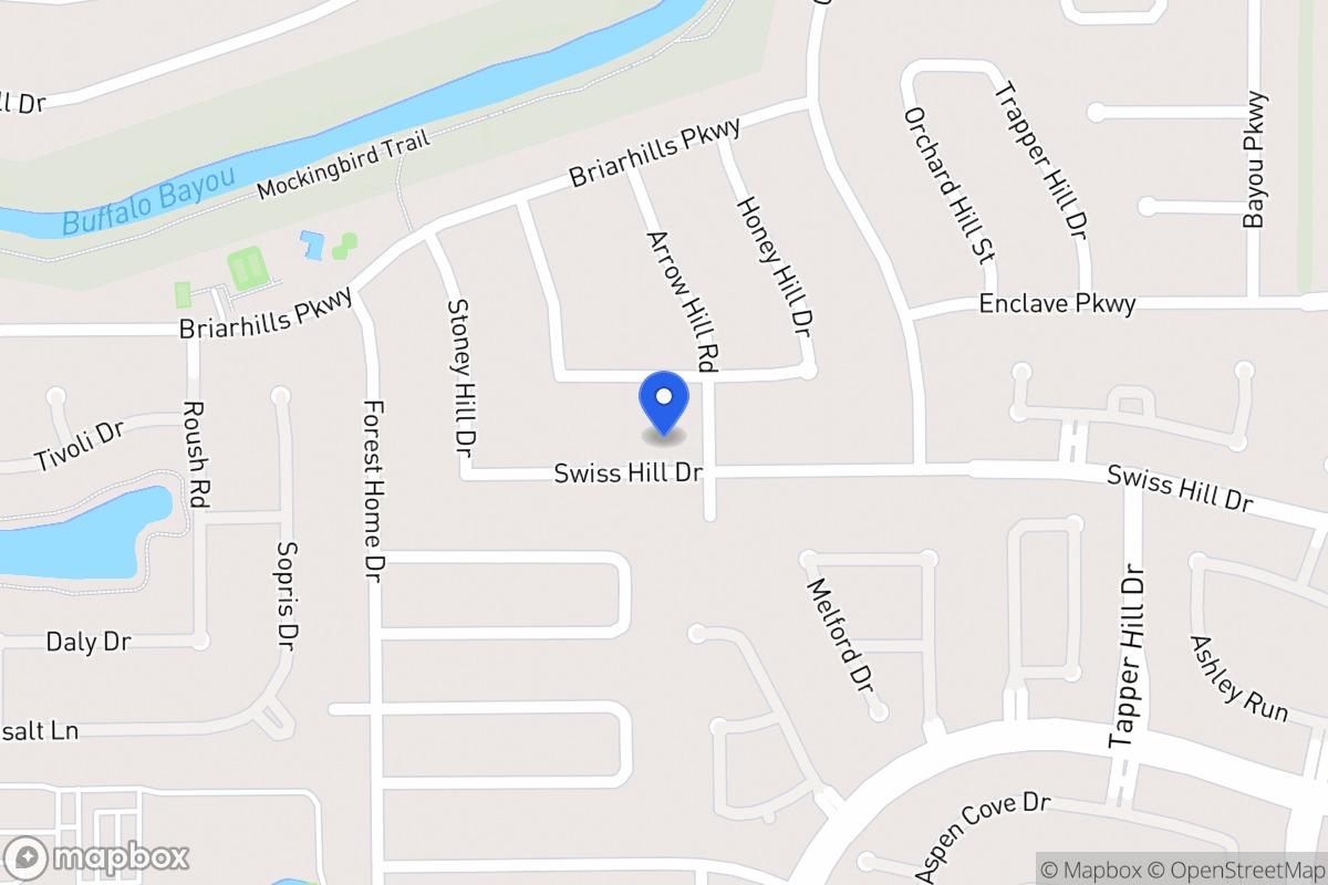 Map of 14106 Swiss Hill Dr, Houston