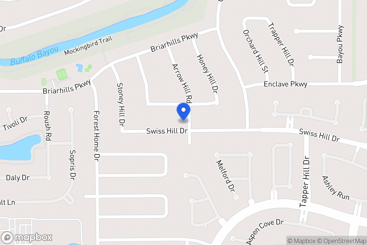 Map of 14102 Swiss Hill Dr, Houston