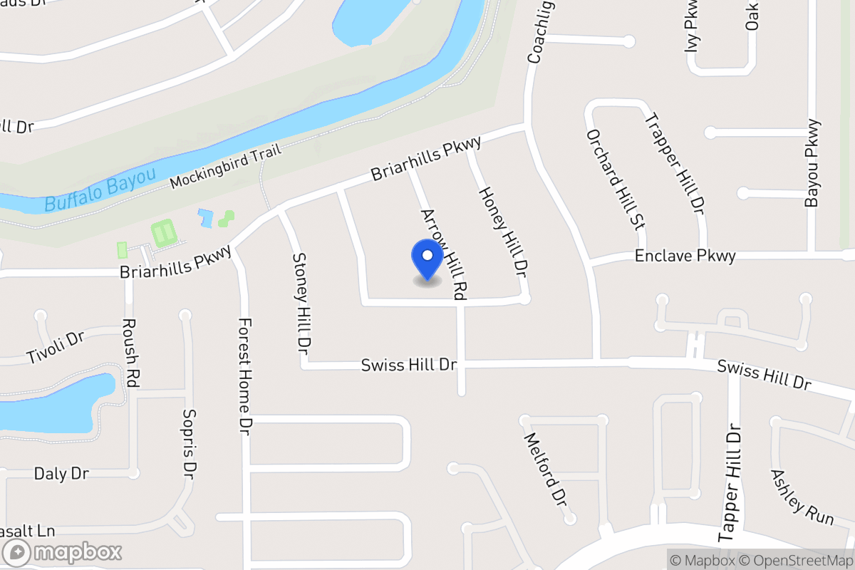 Map of 14110 Cherry Mound Rd, Houston
