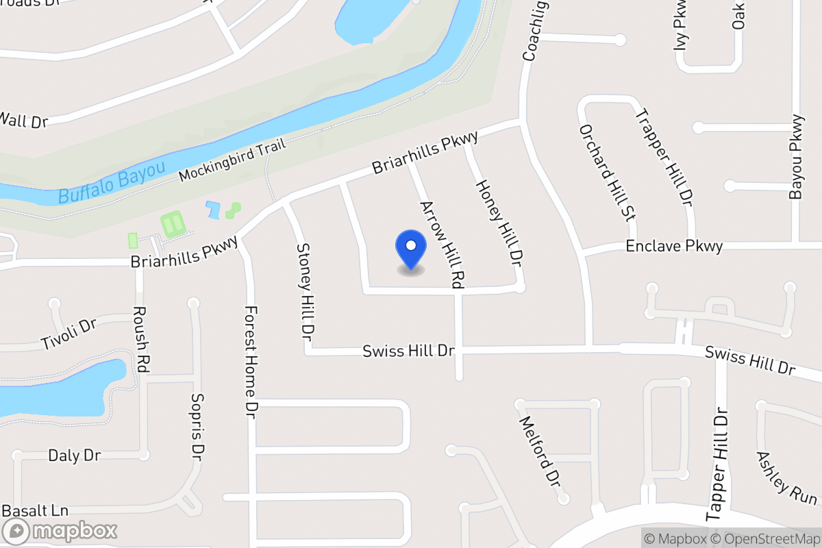 Map of 14114 Cherry Mound Rd, Houston
