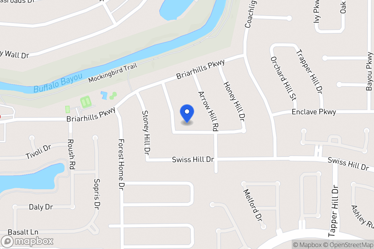 Map of 14118 Cherry Mound Rd, Houston