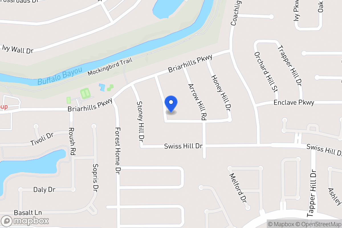 Map of 14122 Cherry Mound Rd, Houston