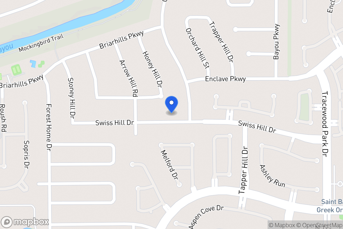 Map of 13914 Swiss Hill Dr, Houston