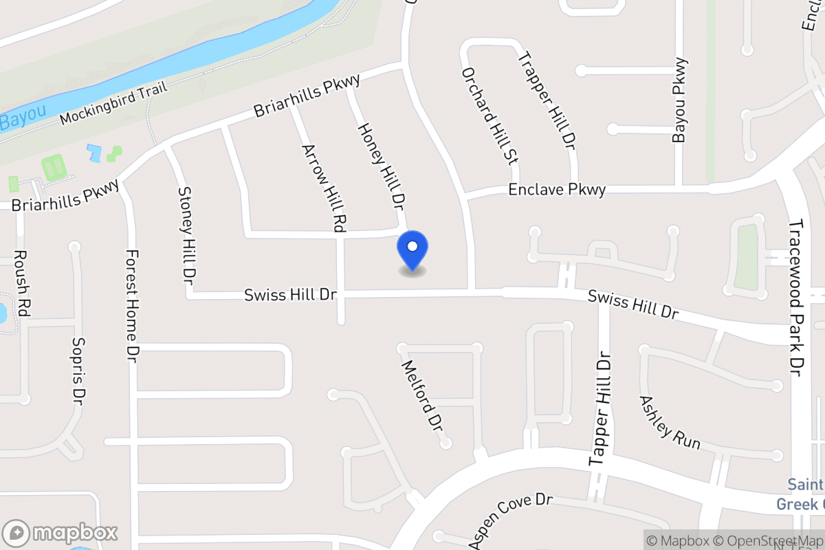 Map of 13918 Swiss Hill Dr, Houston