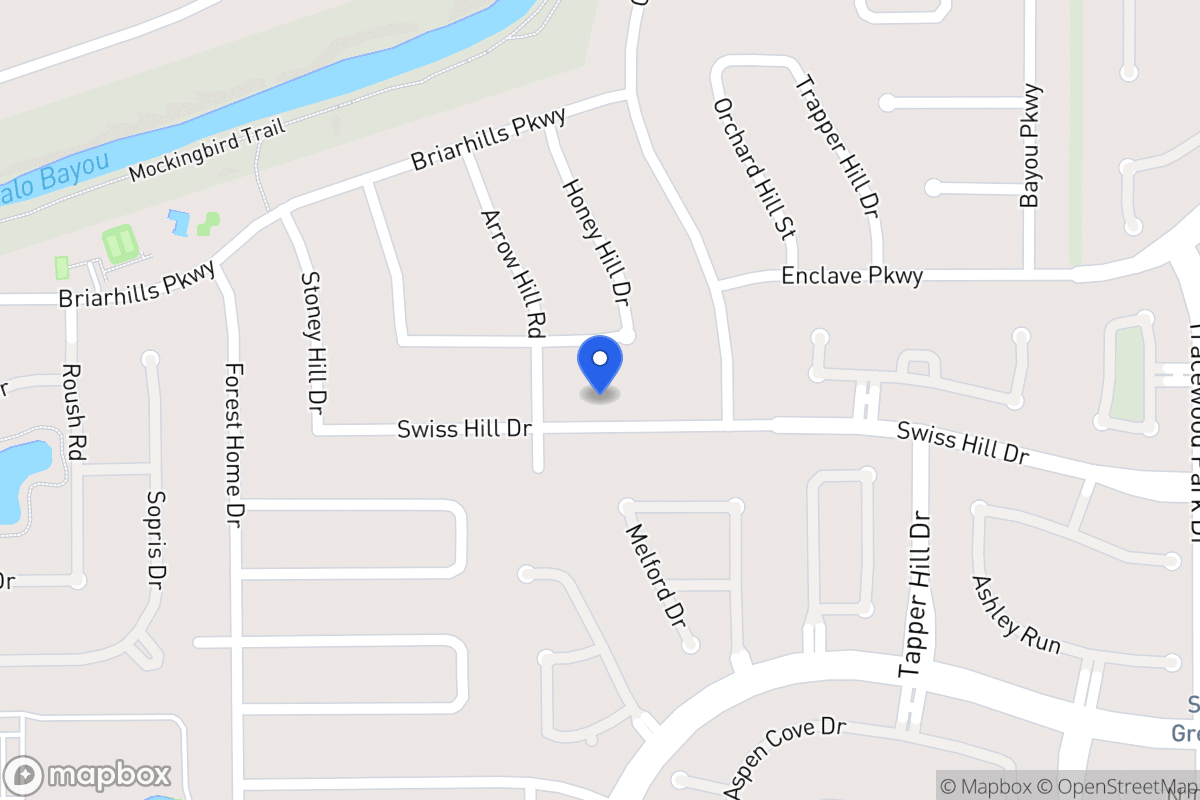 Map of 14006 Swiss Hill Dr, Houston