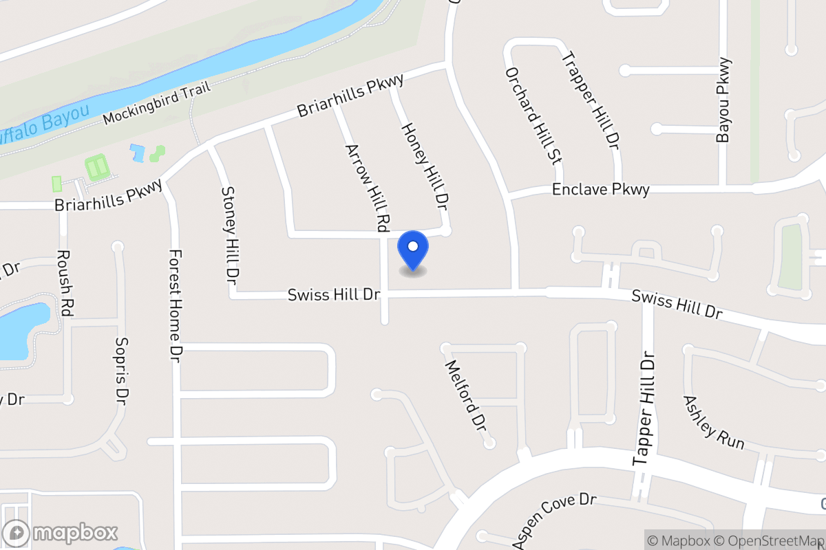 Map of 14010 Swiss Hill Dr, Houston