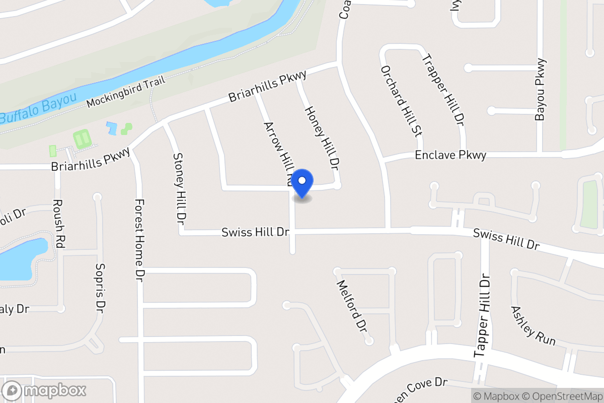 Map of 14019 Cherry Mound Rd, Houston