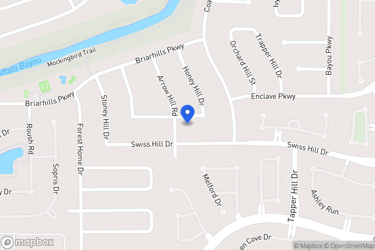 Map of 14015 Cherry Mound Rd, Houston