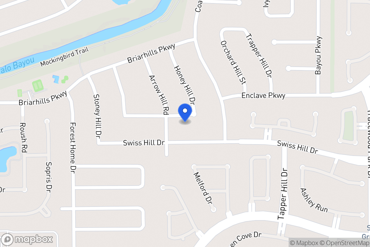 Map of 14011 Cherry Mound Rd, Houston