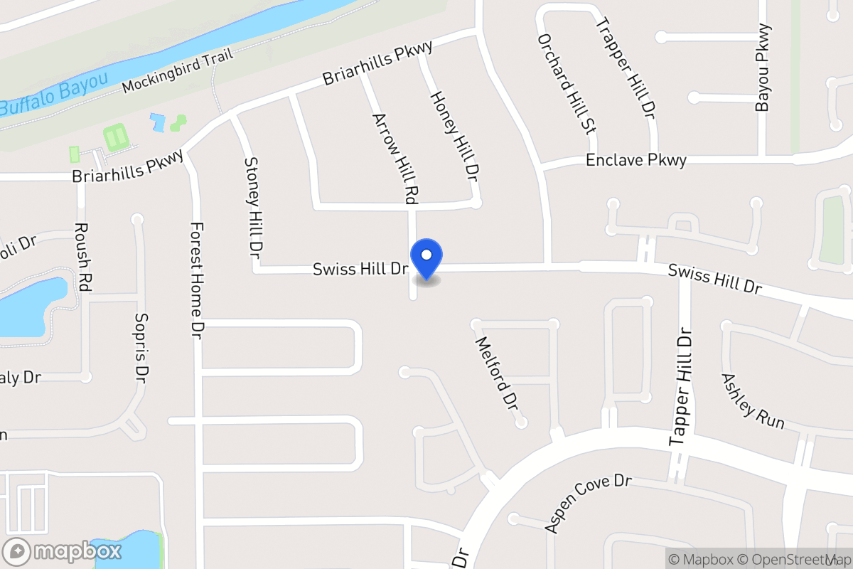 Map of 14019 Swiss Hill Dr, Houston