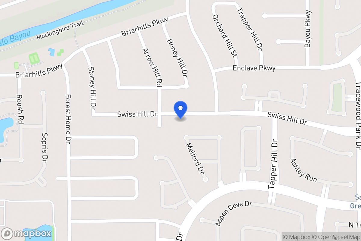 Map of 14007 Swiss Hill Dr, Houston