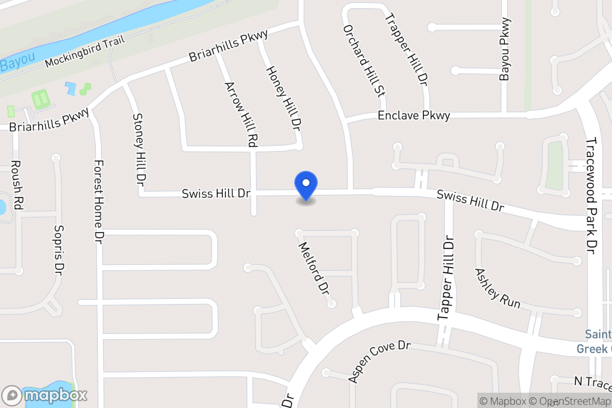 Map of 13919 Swiss Hill Dr, Houston