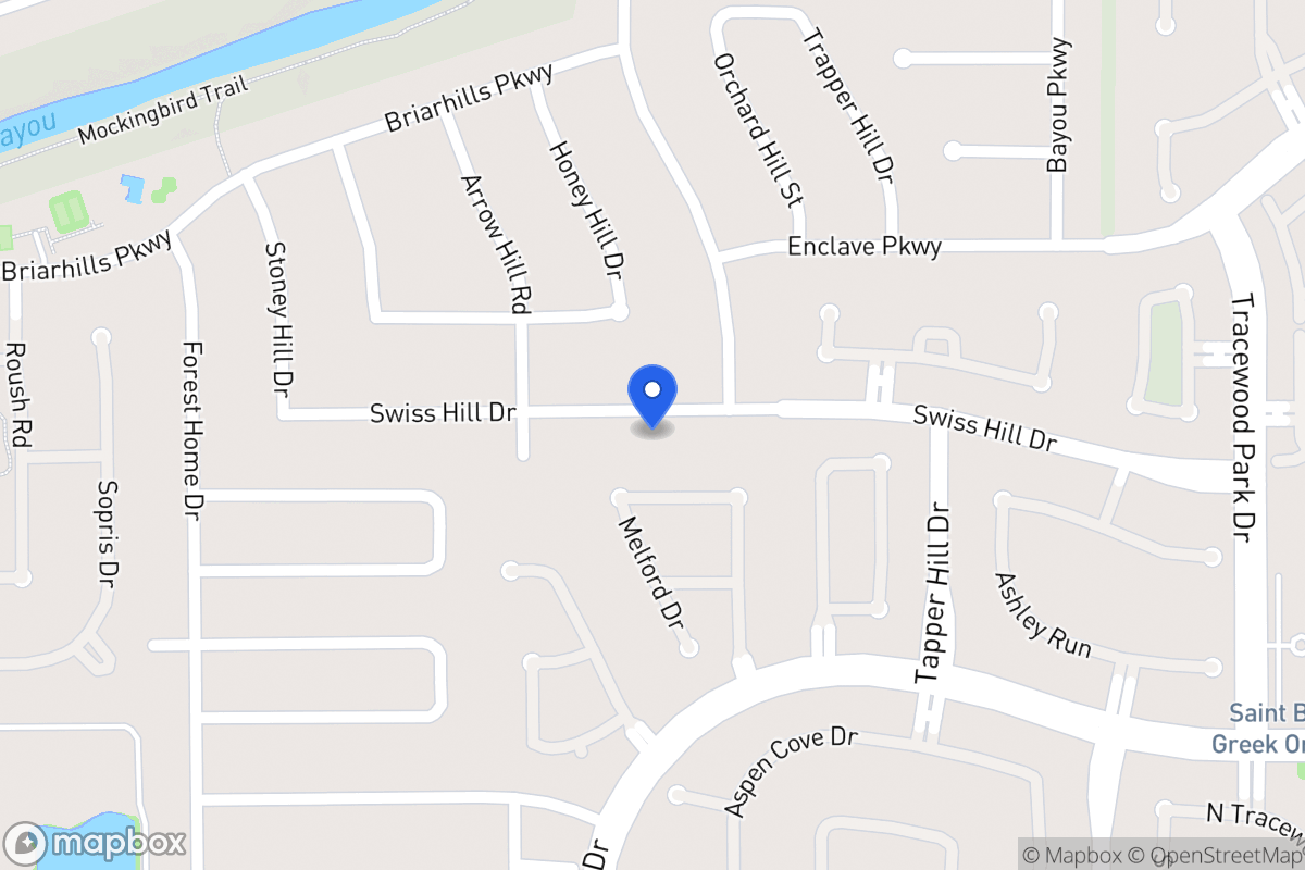 Map of 13915 Swiss Hill Dr, Houston