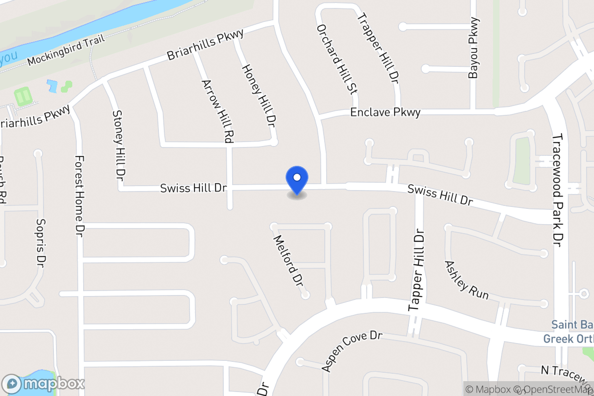 Map of 13911 Swiss Hill Dr, Houston