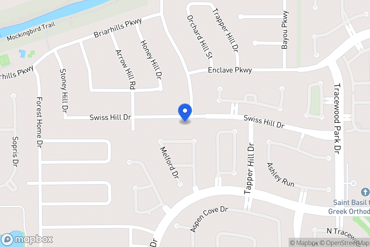 Map of 13903 Swiss Hill Dr, Houston