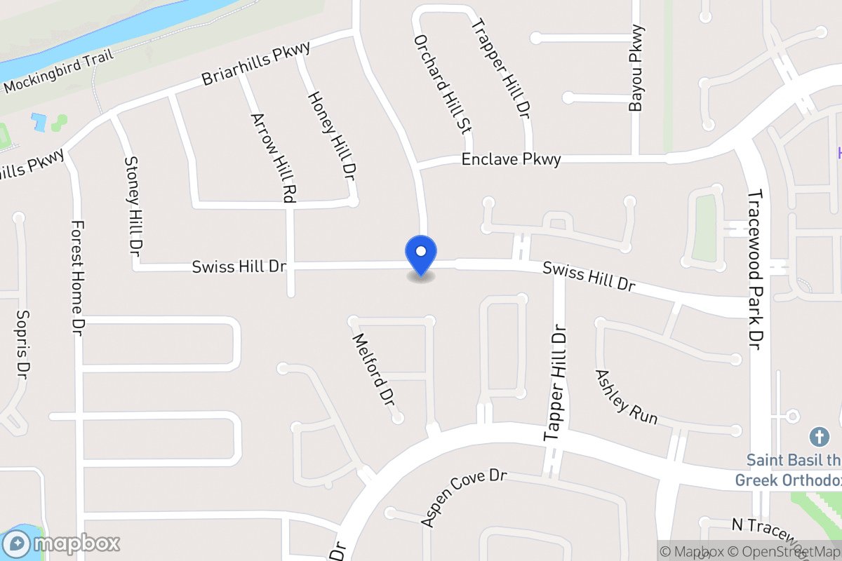 Map of 13831 Swiss Hill Dr, Houston