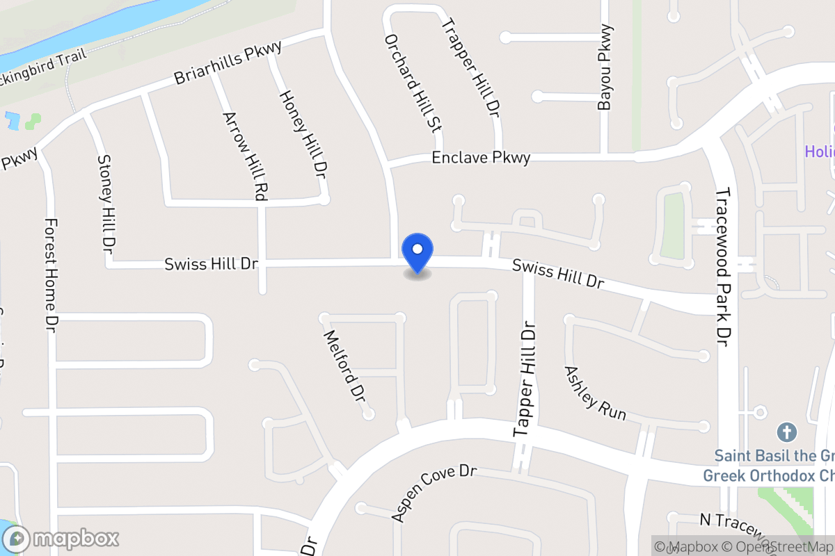 Map of 13823 Swiss Hill Dr, Houston