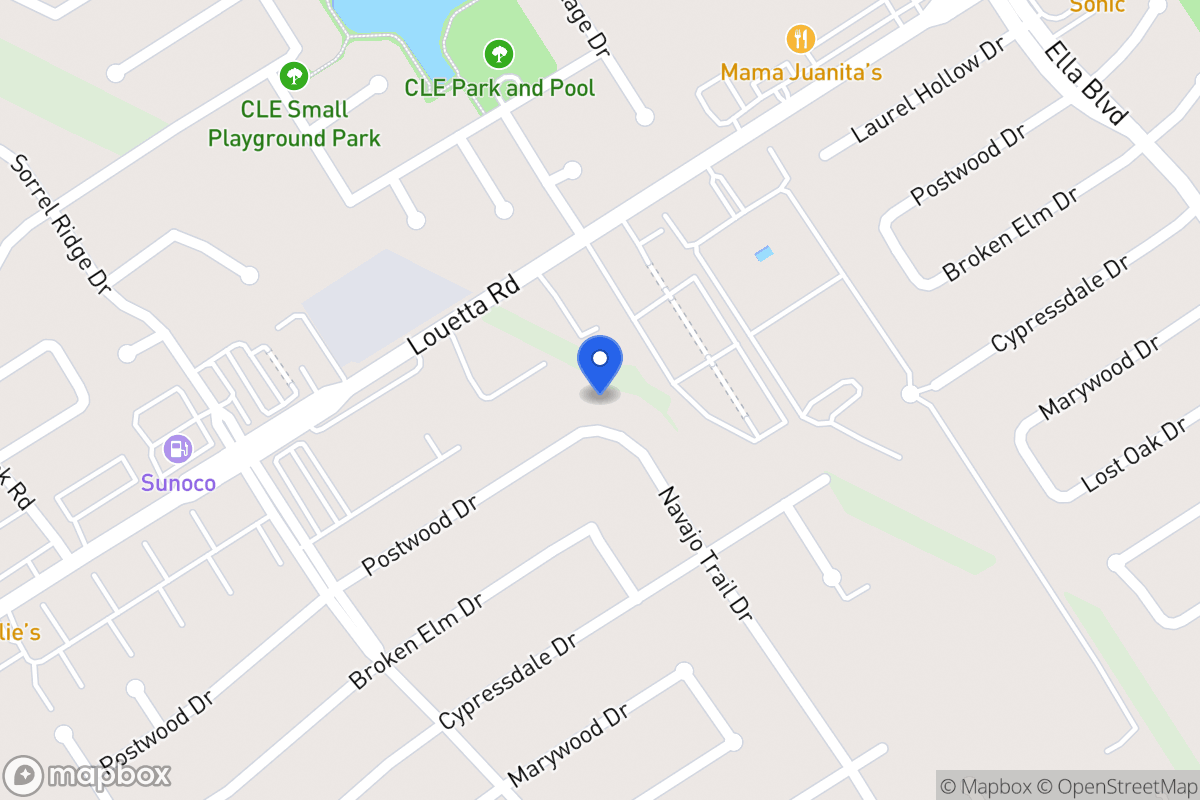 Map of 3806 Postwood Dr, Spring