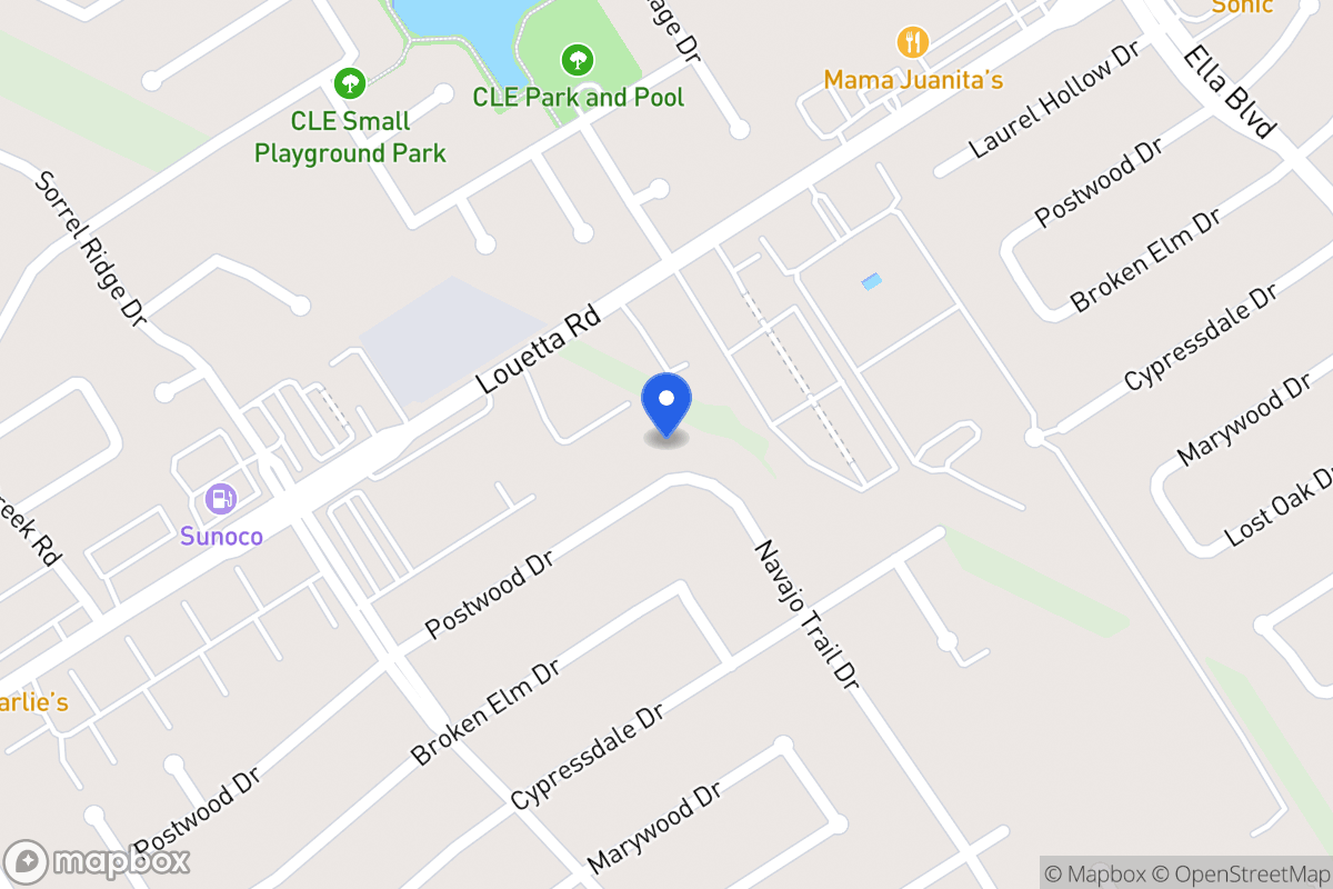 Map of 3810 Postwood Dr, Spring