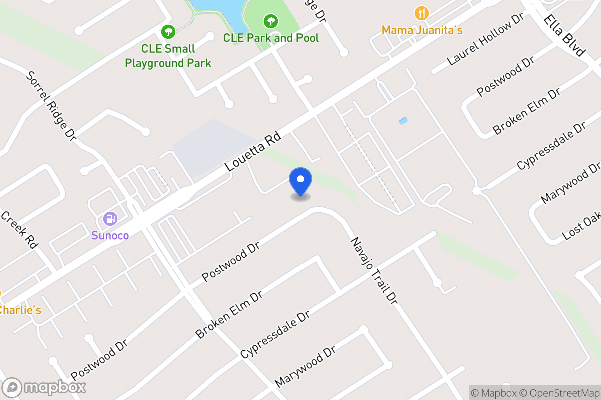 Map of 3814 Postwood Dr, Spring
