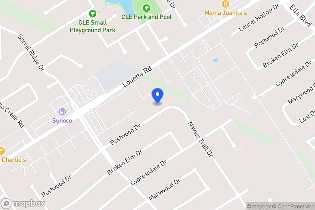 Map of 3818 Postwood Dr, Spring