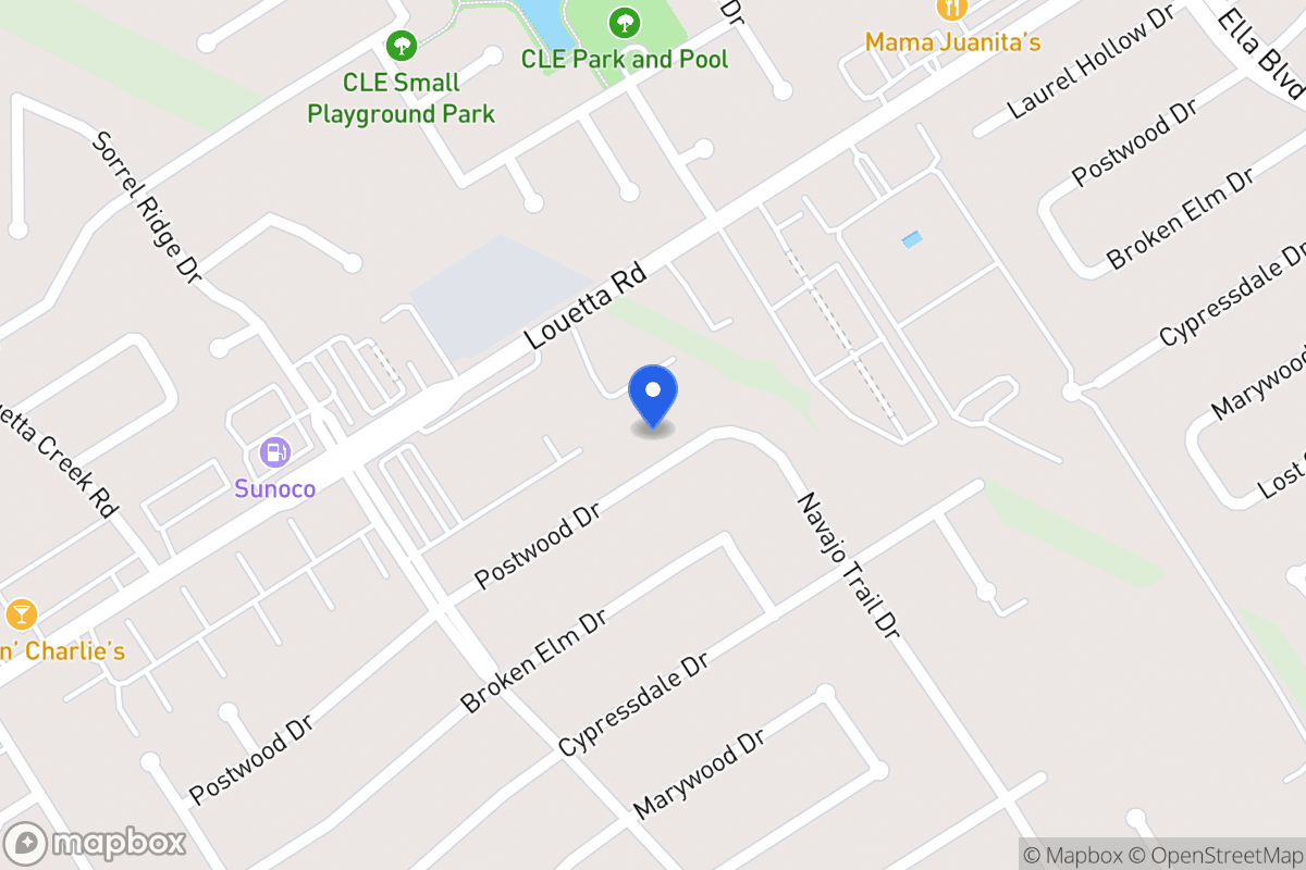 Map of 3822 Postwood Dr, Spring