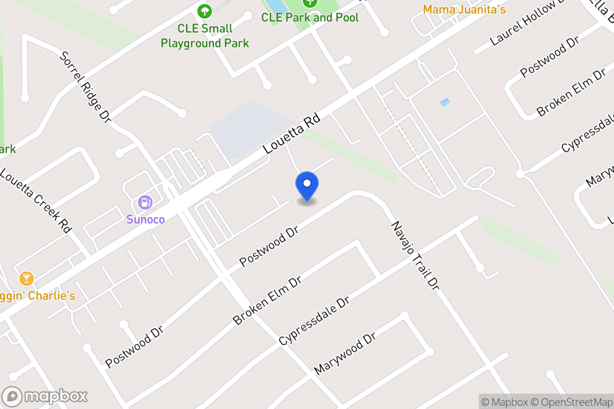 Map of 3830 Postwood Dr, Spring