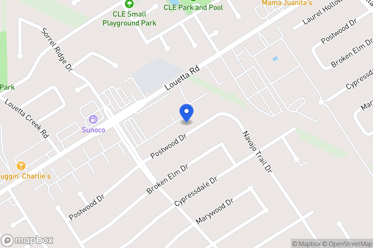 Map of 3834 Postwood Dr, Spring