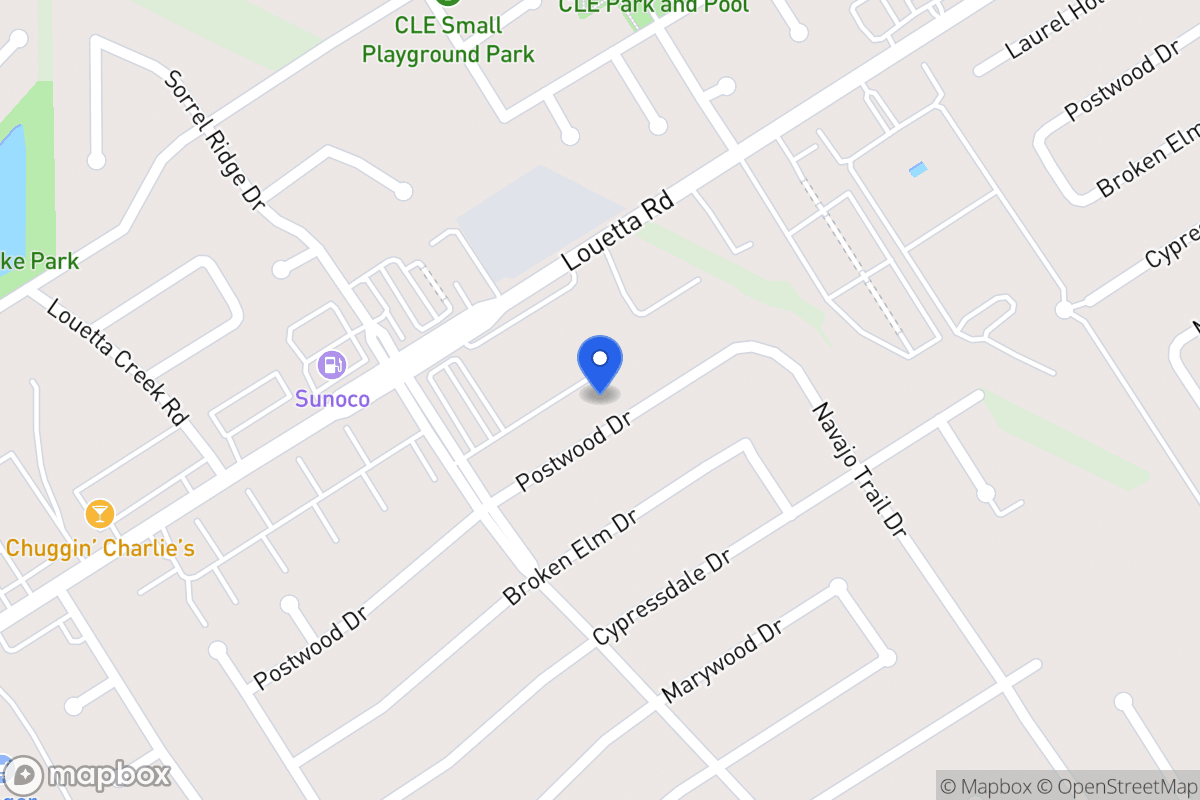 Map of 3842 Postwood Dr, Spring