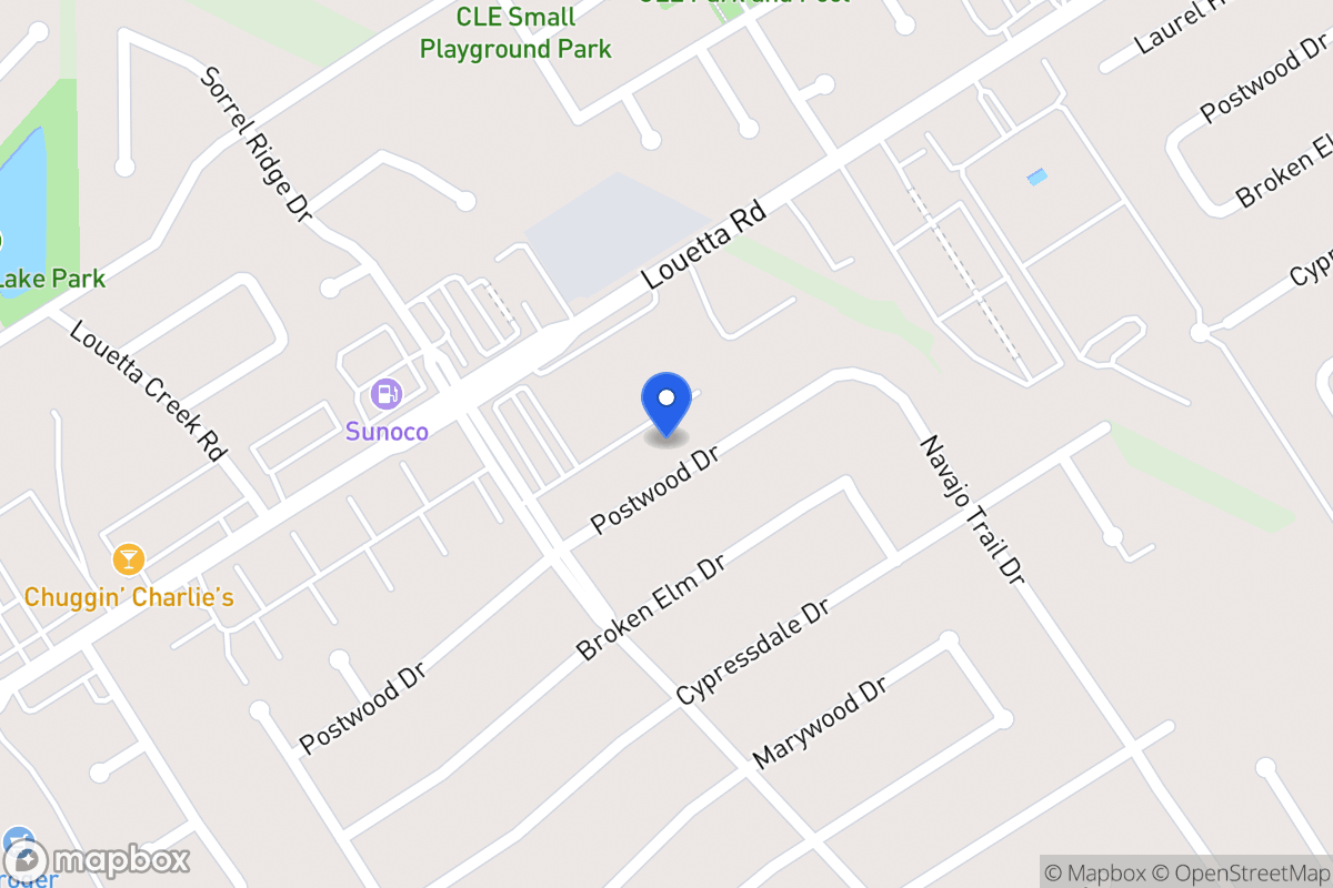 Map of 3902 Postwood Dr, Spring