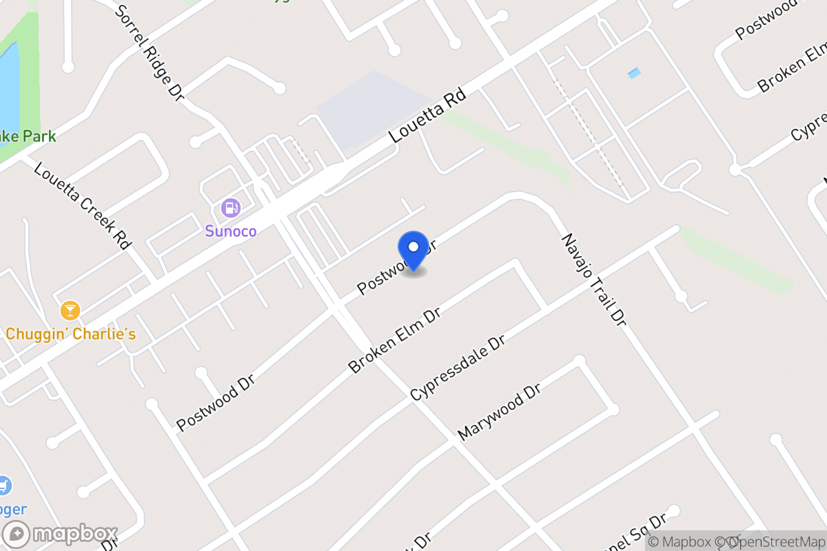 Map of 3907 Postwood Dr, Spring