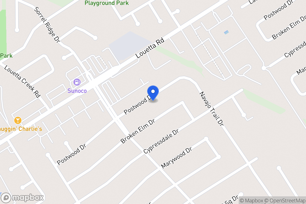 Map of 3843 Postwood Dr, Spring